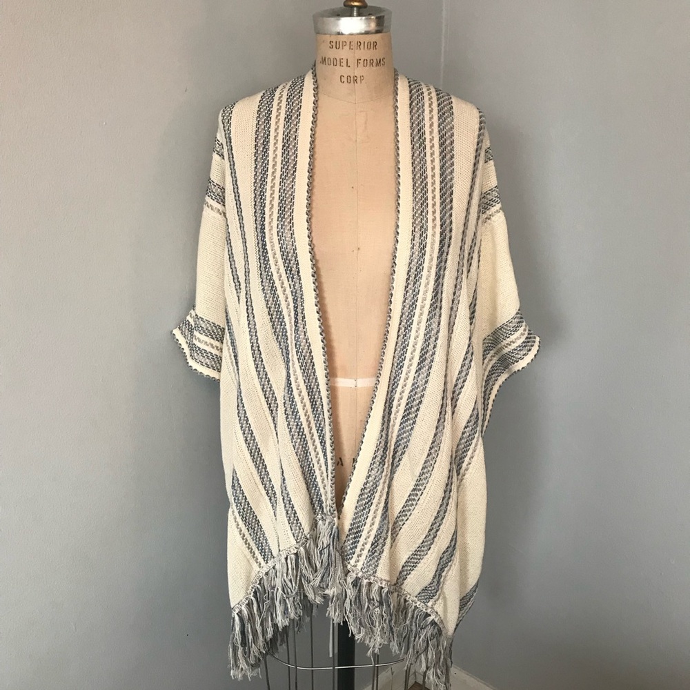 NWT Lucky Brand Boho Kimono Vest Top